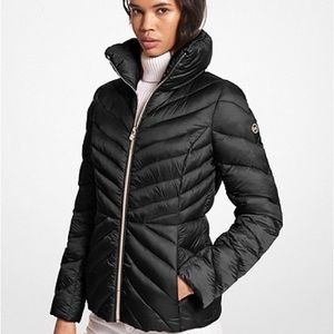 Michael Kors Quilted Nylon Packable Puffer Jacket